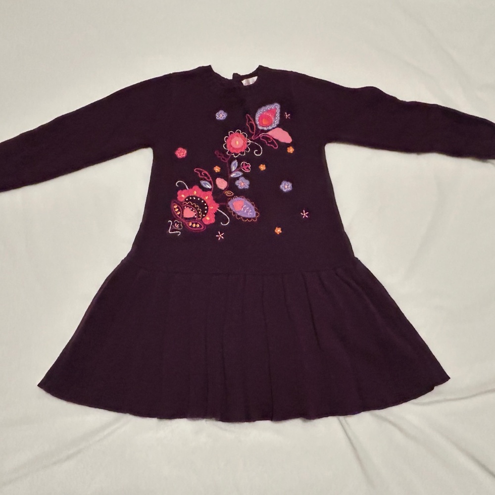 Maggie & Zoe Size 4T Plum Sweater Dress